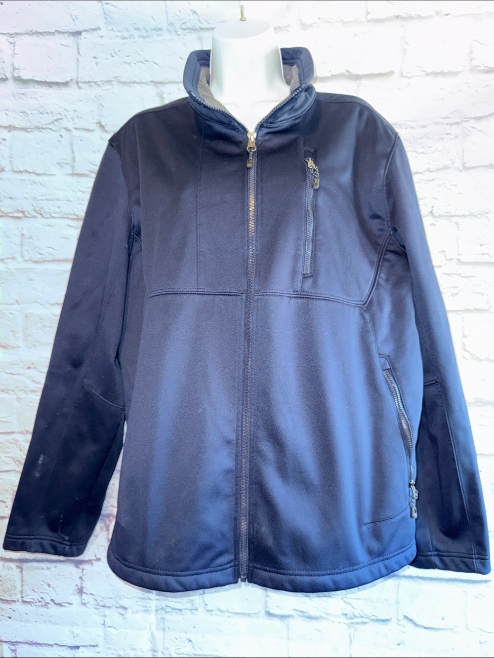 Swiss Tech Navy Full-Zip Lightweight Jacket
